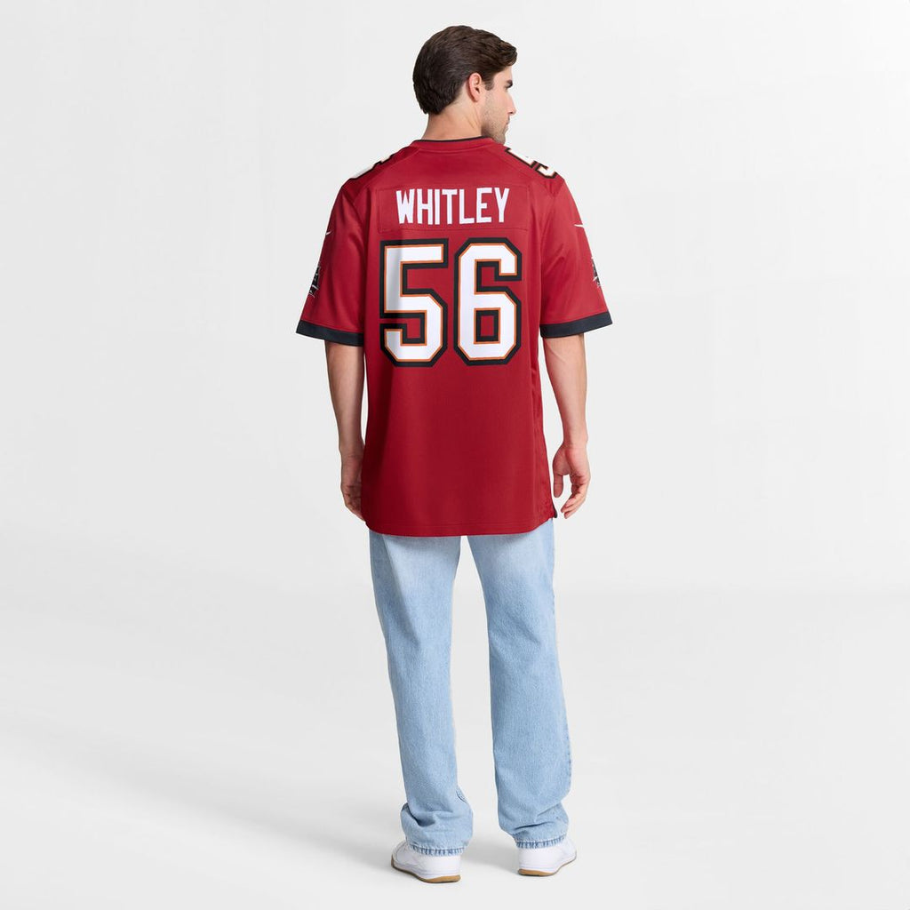 Benton Whitley Tampa Bay Buccaneers Nike Team Game Jersey -  Red