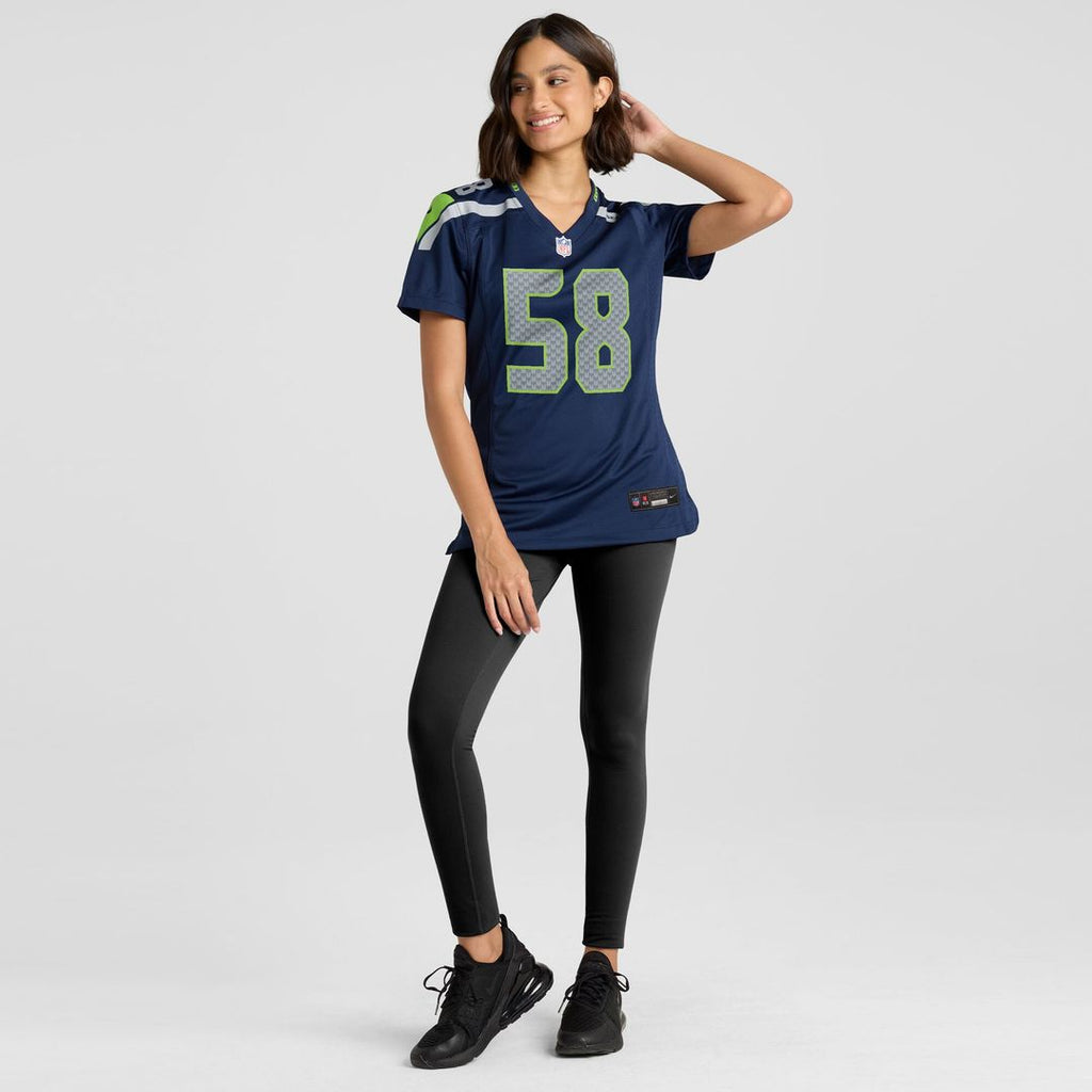 Derick Hall Seattle Seahawks Nike Women's Team Game Jersey -  College Navy
