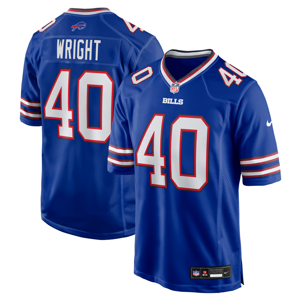 Matthew Wright Buffalo Bills Nike Team Game Jersey -  Royal
