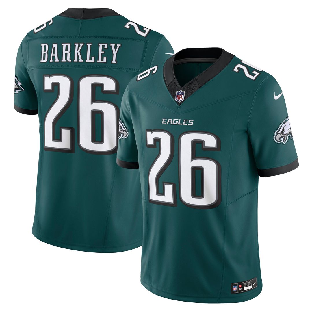 Saquon Barkley Philadelphia Eagles Nike Alternate Vapor F.U.S.E. Limited Jersey - Kelly Green
