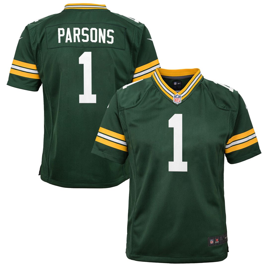 Micah Parsons Green Bay Packers Nike Youth Game Player Jersey - Green