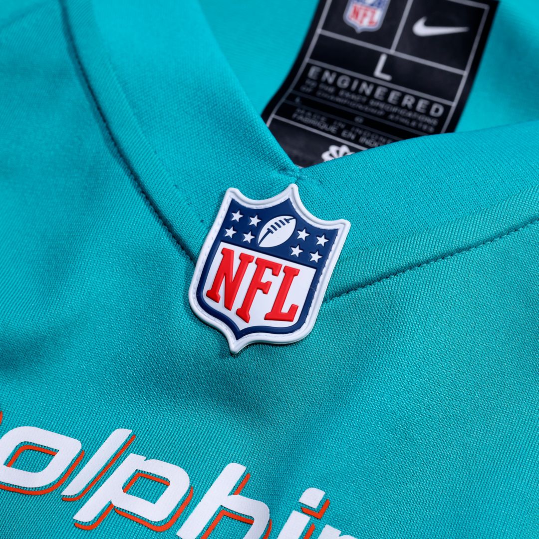 Devon Achane Miami Dolphins Nike Player Game Jersey - Aqua