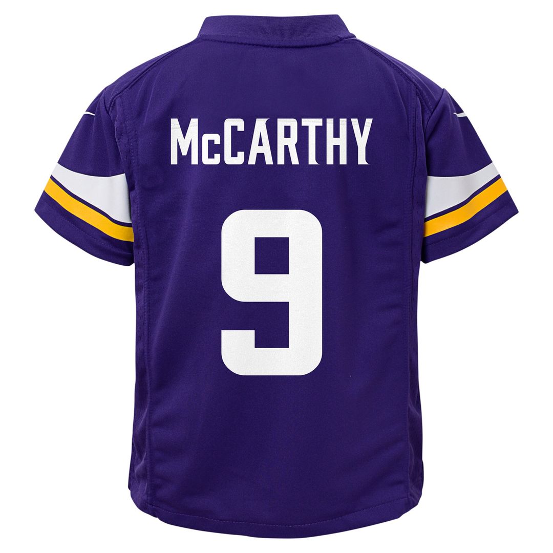 J.J. McCarthy Minnesota Vikings Nike Infant Team  Player Game Jersey - Purple