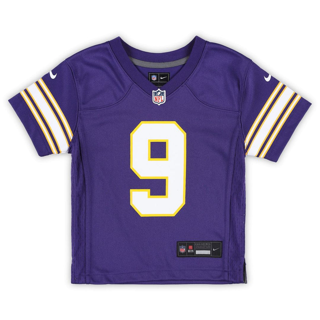 J.J. McCarthy Minnesota Vikings Nike Preschool Classic Player Game Jersey - Purple