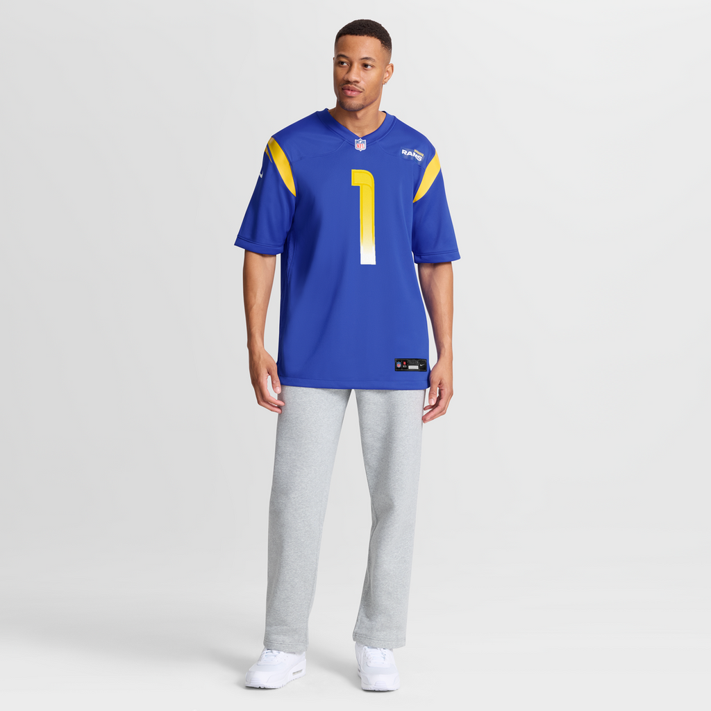 Number 1 Dad Los Angeles Rams Nike Game Jersey - Royal