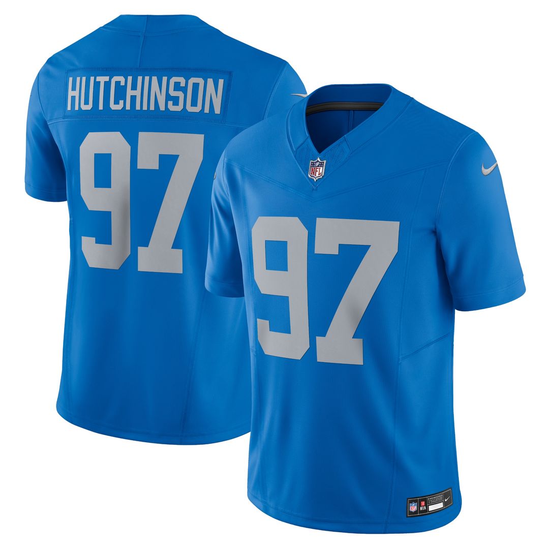 Aidan Hutchinson Detroit Lions Nike Vapor F.U.S.E. Limited Jersey - White