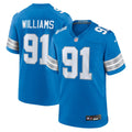 Tyleik Williams Detroit Lions Nike Team Game Jersey - Blue