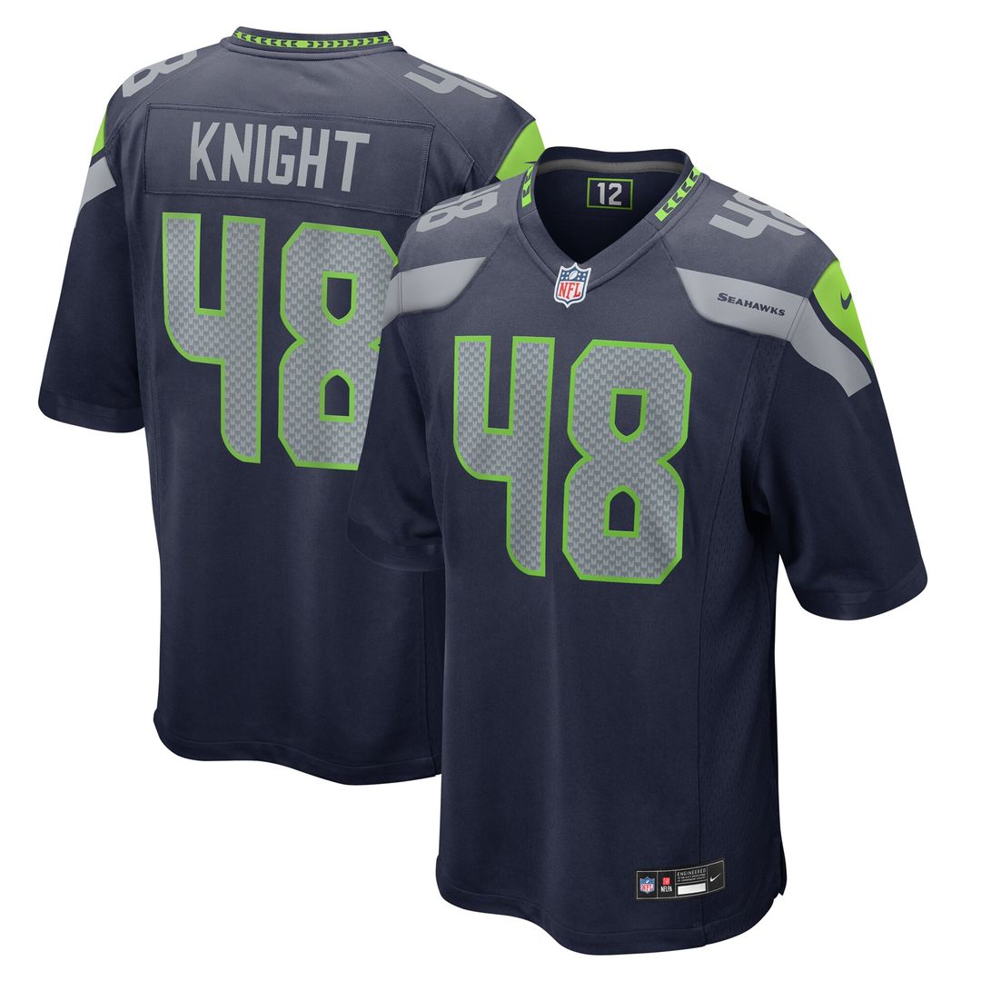 Tyrice Knight Seattle Seahawks Nike  Game Jersey -  College Navy