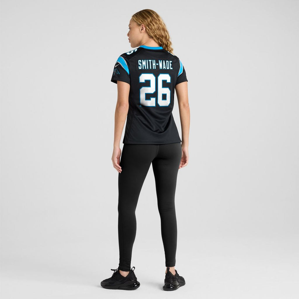 Chau Smith-Wade Carolina Panthers Nike Women's  Game Jersey -  Black
