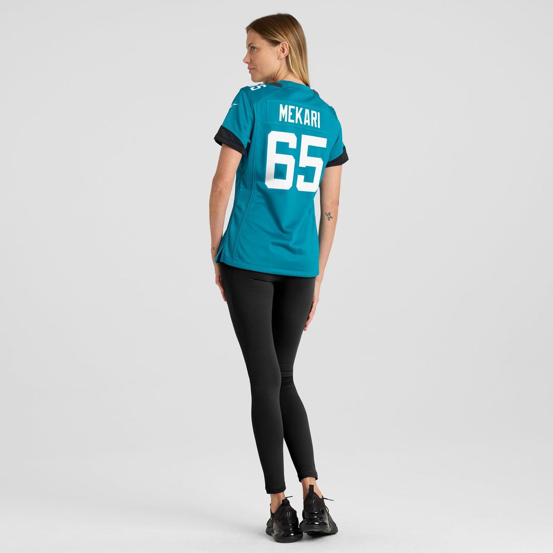 Patrick Mekari Jacksonville Jaguars Nike Women's Team Game Jersey -  Teal