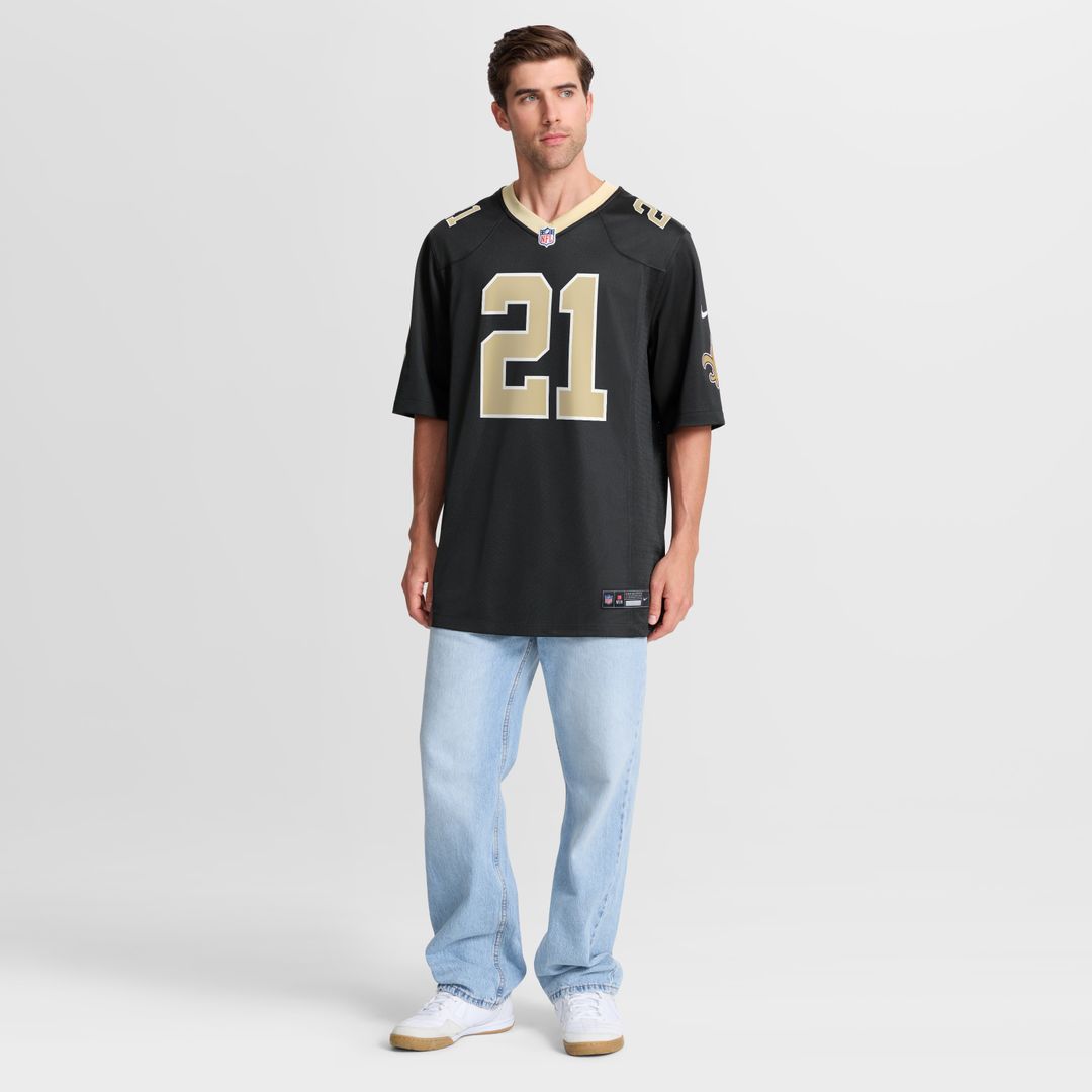 Justin Reid New Orleans Saints Nike Team Game Jersey -  Black
