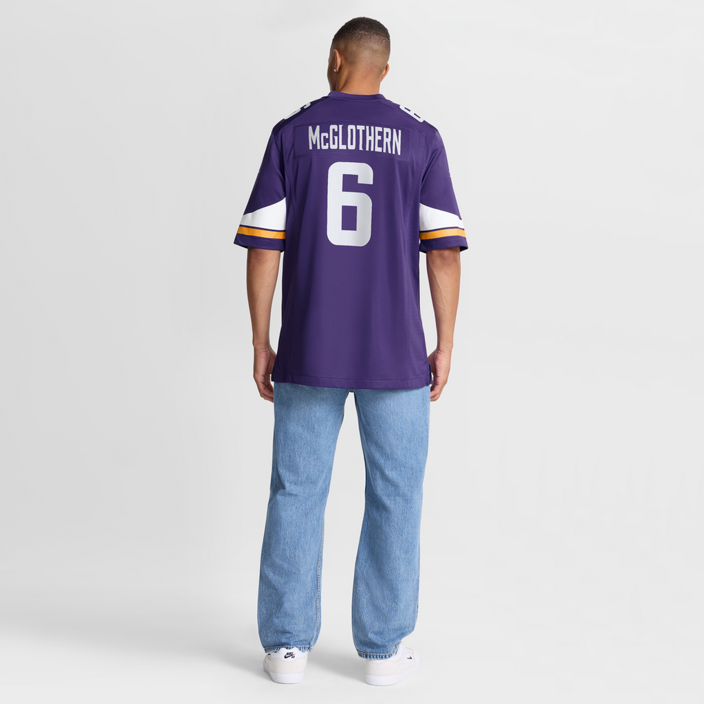 Dwight McGlothern Minnesota Vikings Nike Team Game Jersey -  Purple