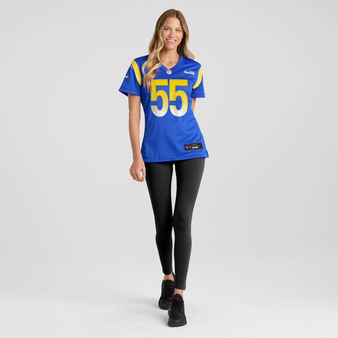 Braden Fiske Los Angeles Rams Nike Women's  Game Jersey -  Royal