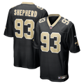 Nathan Shepherd New Orleans Saints Nike Game Jersey - Black