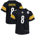 Aaron Rodgers Pittsburgh Steelers Nike Youth Game Jersey - Black