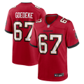 Luke Goedeke Tampa Bay Buccaneers Nike Game Player Jersey - Red