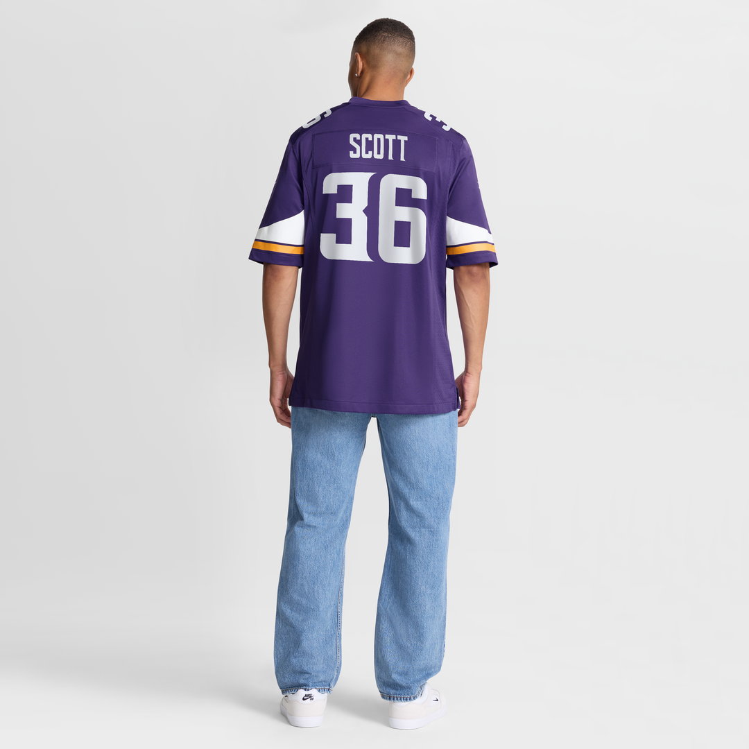 Zavier Scott Minnesota Vikings Nike Team Game Jersey -  Purple