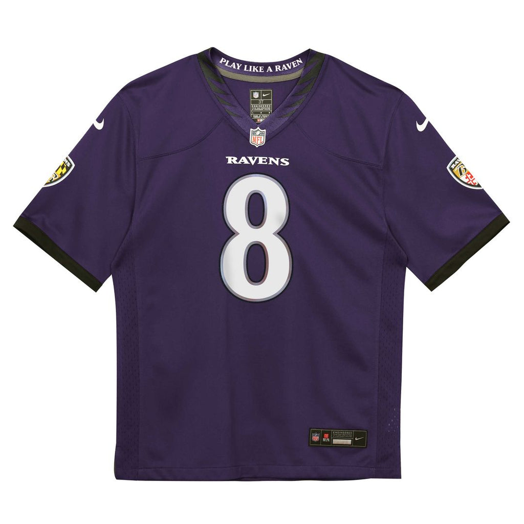 Lamar Jackson Baltimore Ravens Nike Infant Team Game Jersey - Purple