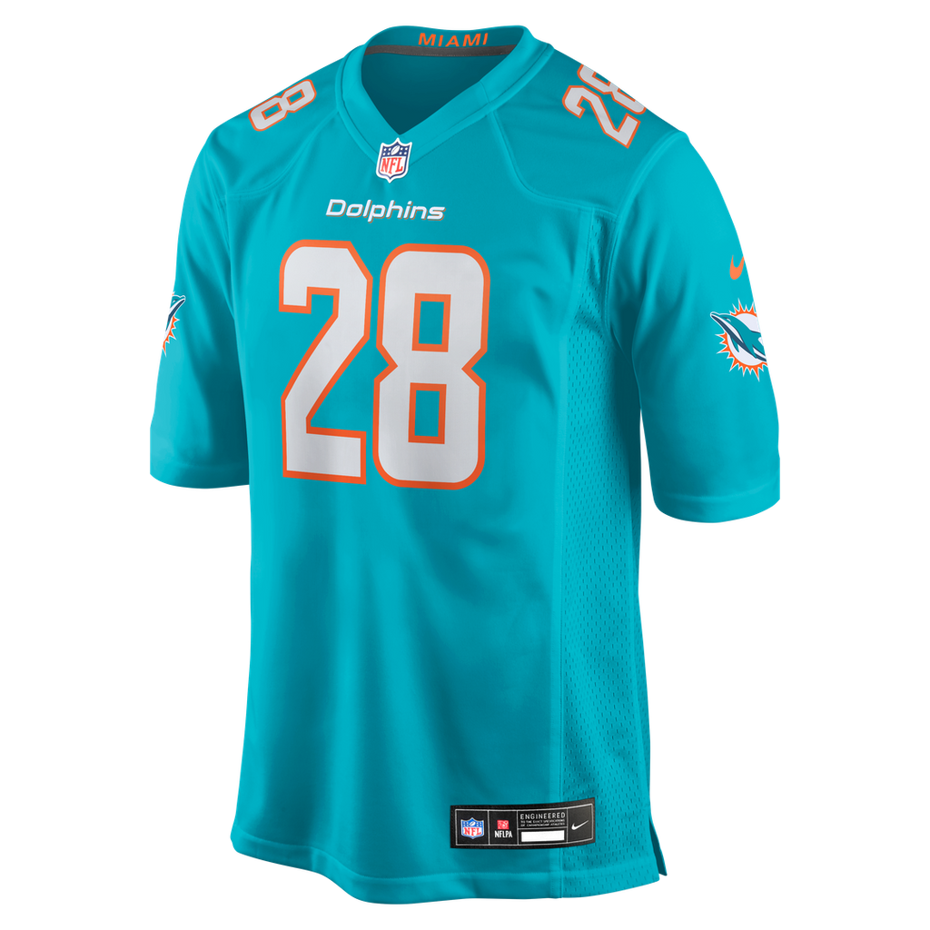 Devon Achane Miami Dolphins Nike Player Game Jersey - Aqua