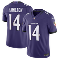 Kyle Hamilton Baltimore Ravens Nike Vapor F.U.S.E. Stitched Limited Jersey - Purple