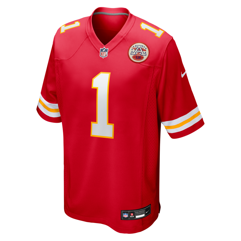 Number 1 Groom Kansas City Chiefs Nike Game Jersey - Red