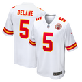 Mansoor Delane Kansas City Chiefs Nike Game Jersey - White