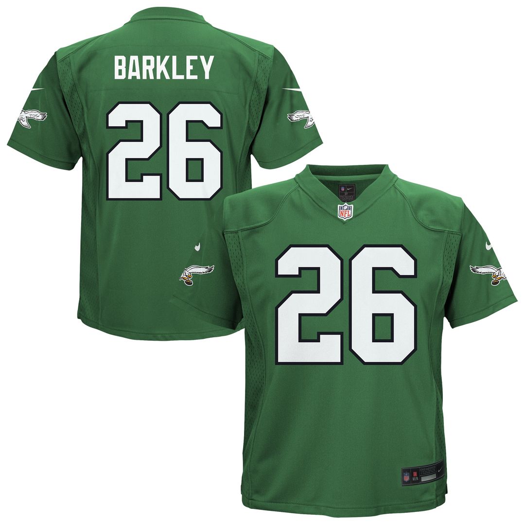 Saquon Barkley Philadelphia Eagles Nike Toddler Game Jersey - Midnight Green