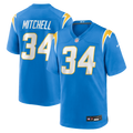 Keaton Mitchell Los Angeles Chargers Nike Team Game Jersey -  Powder Blue