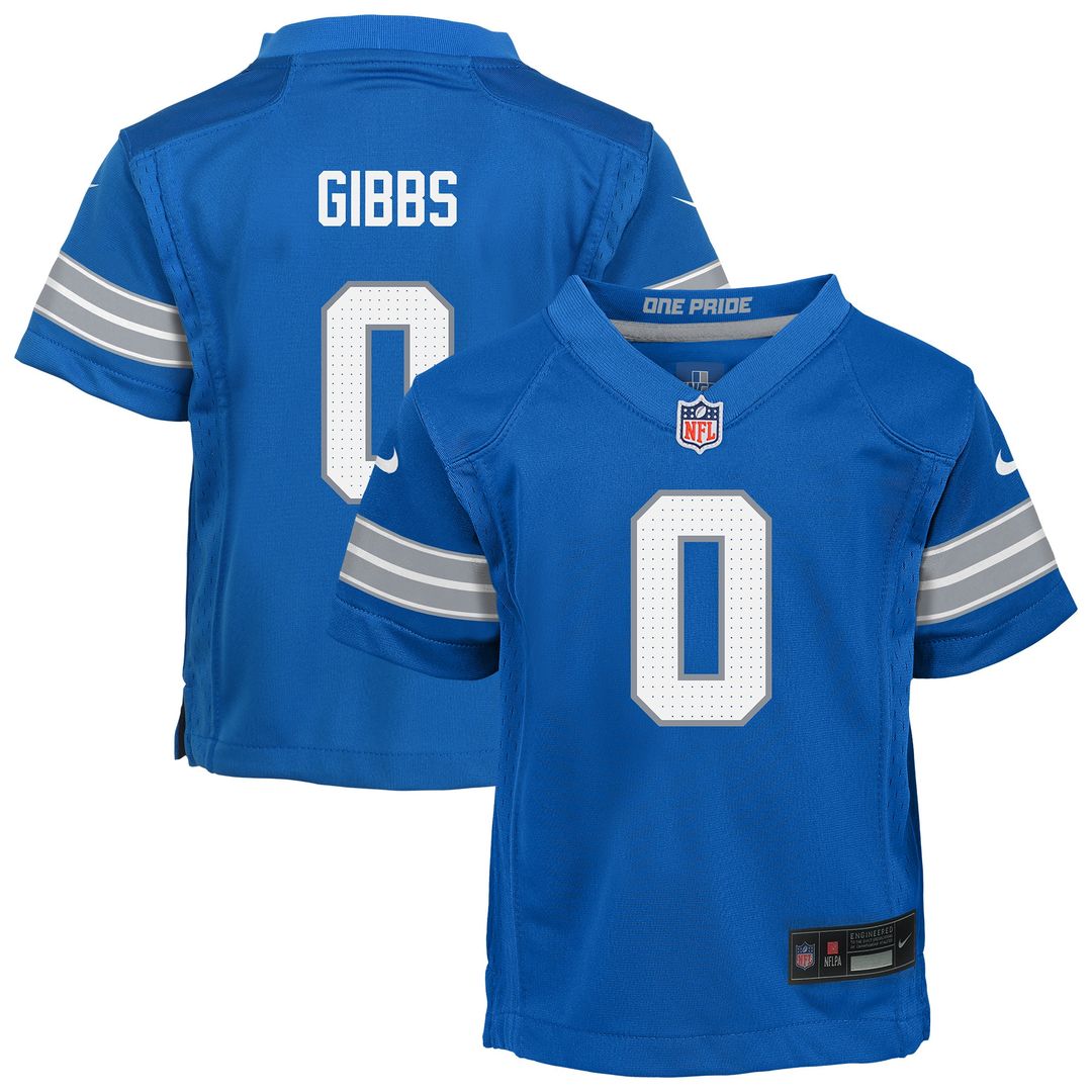 Jahmyr Gibbs Detroit Lions Nike Preschool Alternate Game Jersey - Black