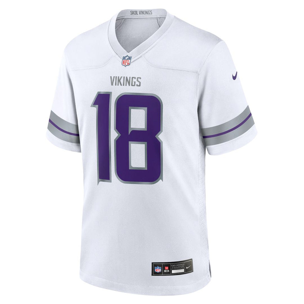Justin Jefferson Minnesota Vikings Nike Youth Game Jersey - Purple