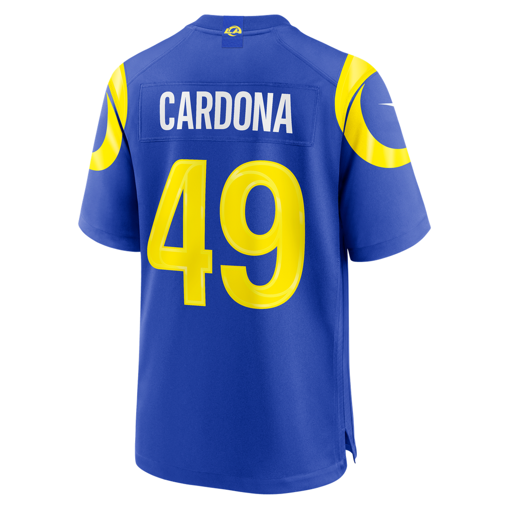 Joe Cardona Los Angeles Rams Nike Team Game Jersey -  Royal