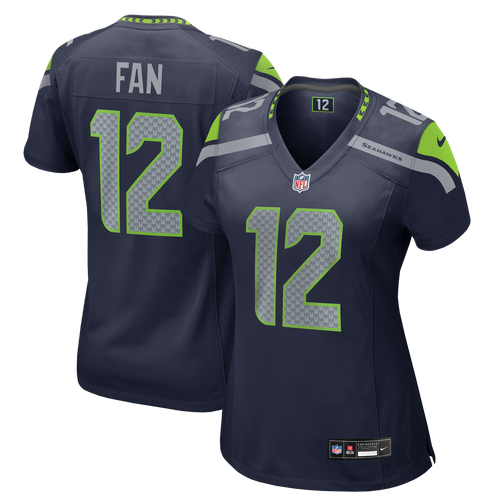 12s Seattle Seahawks Nike Women's Team Game Jersey - College Navy