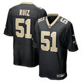 Cesar Ruiz New Orleans Saints Nike Game Jersey - Black