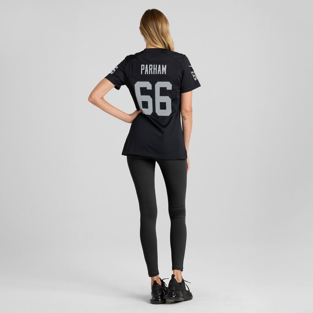 Dylan Parham Las Vegas Raiders Nike Women's Game Player Jersey - Black