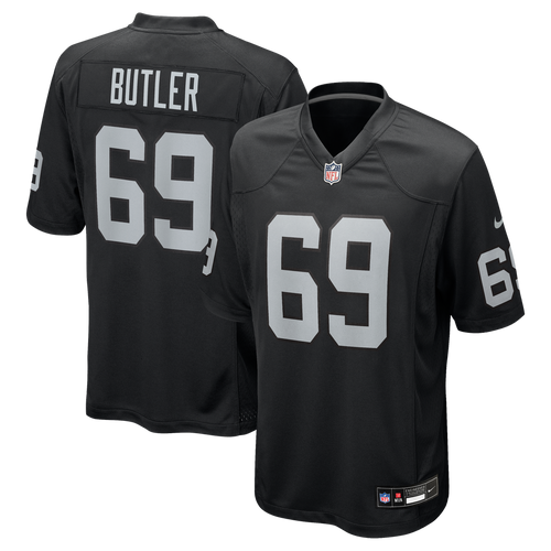 Adam Butler Las Vegas Raiders Nike Team Game Jersey -  Black