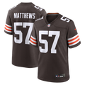 Clay Matthews Cleveland Browns Nike Game Retired Player Jersey - Brown