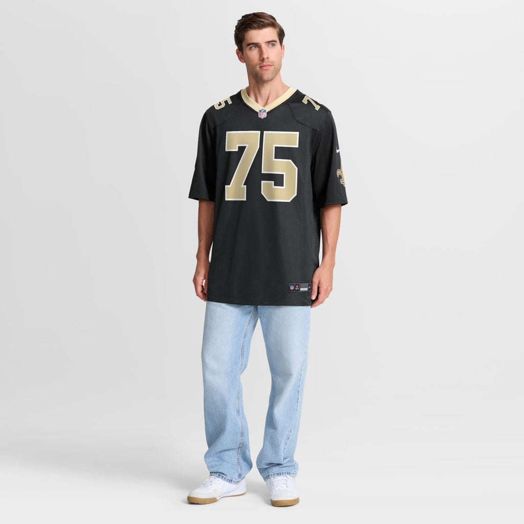 Taliese Fuaga New Orleans Saints Nike  Player Game Jersey - Black