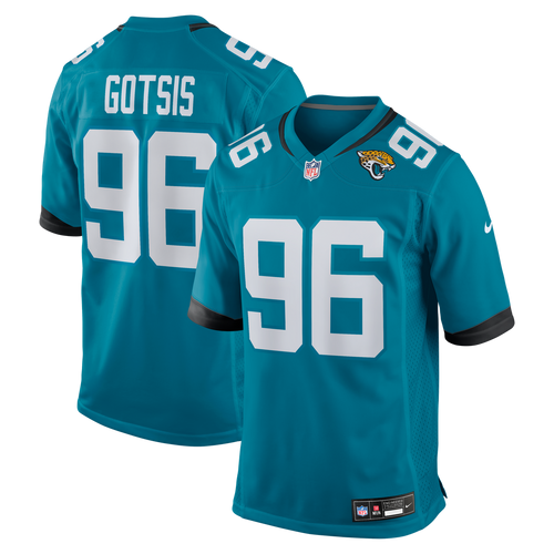 Adam Gotsis Jacksonville Jaguars Nike Game Jersey - Teal