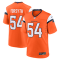 Alex Forsyth Denver Broncos Nike Team Game Jersey -  Orange