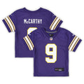 J.J. McCarthy Minnesota Vikings Nike Toddler Classic Player Game Jersey - Purple