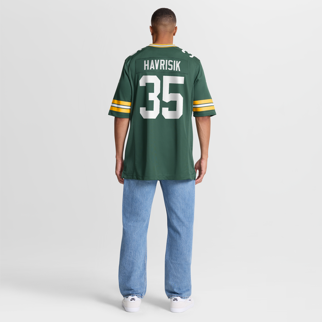 Lucas Havrisik Green Bay Packers Nike Team Game Jersey -  Green