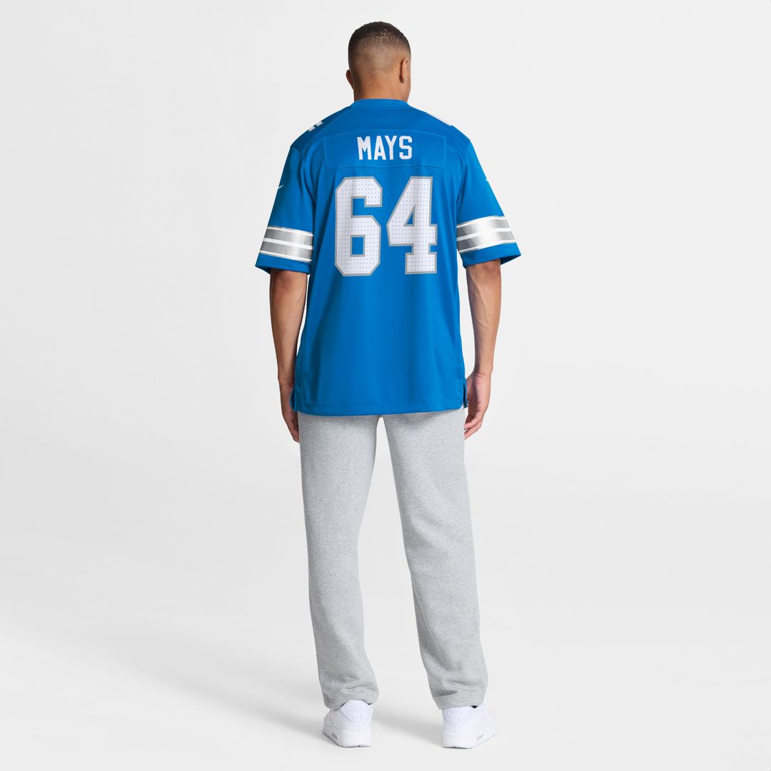 Cade Mays Detroit Lions Nike Team Game Jersey -  Blue