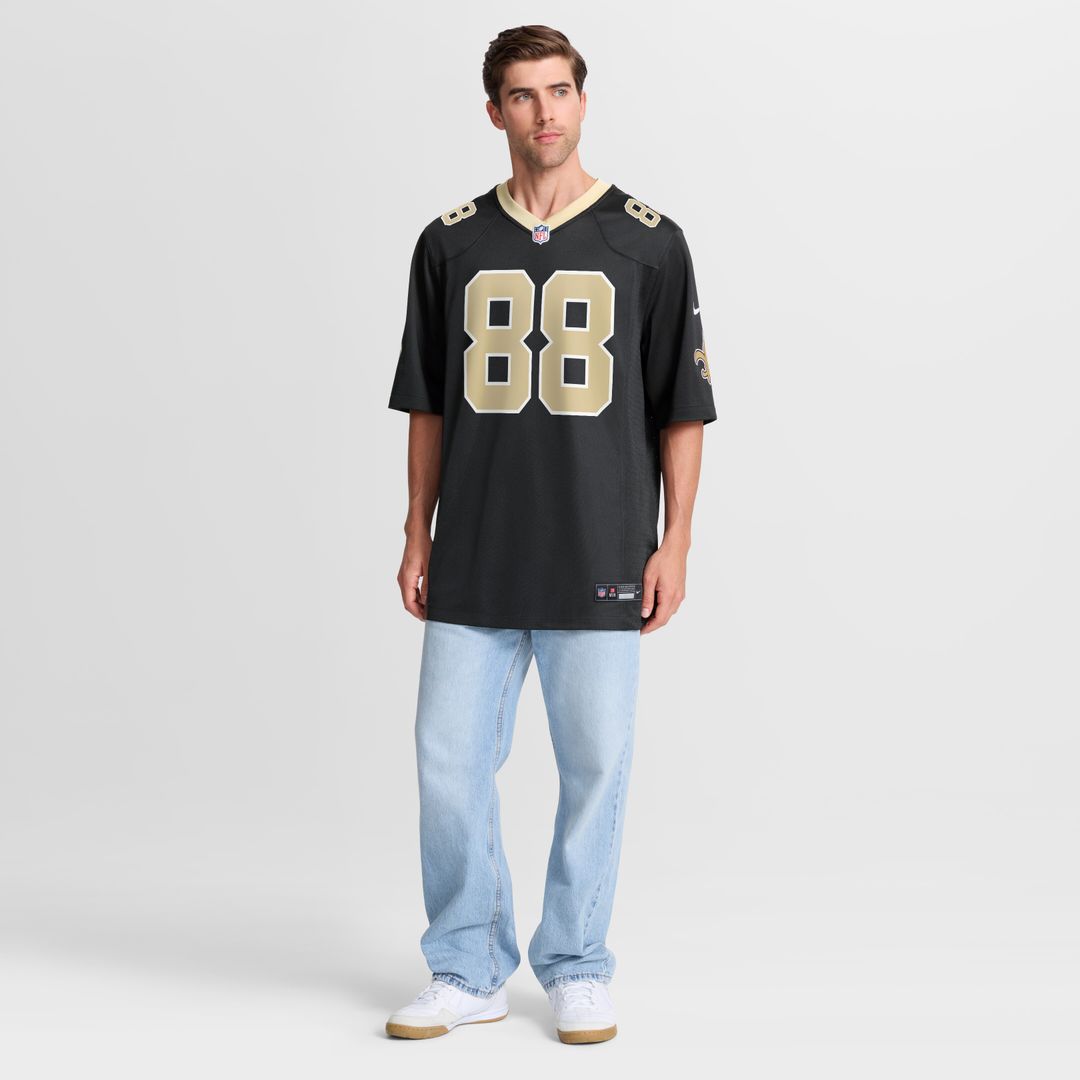 Shaquan Davis New Orleans Saints Nike  Game Jersey - Black