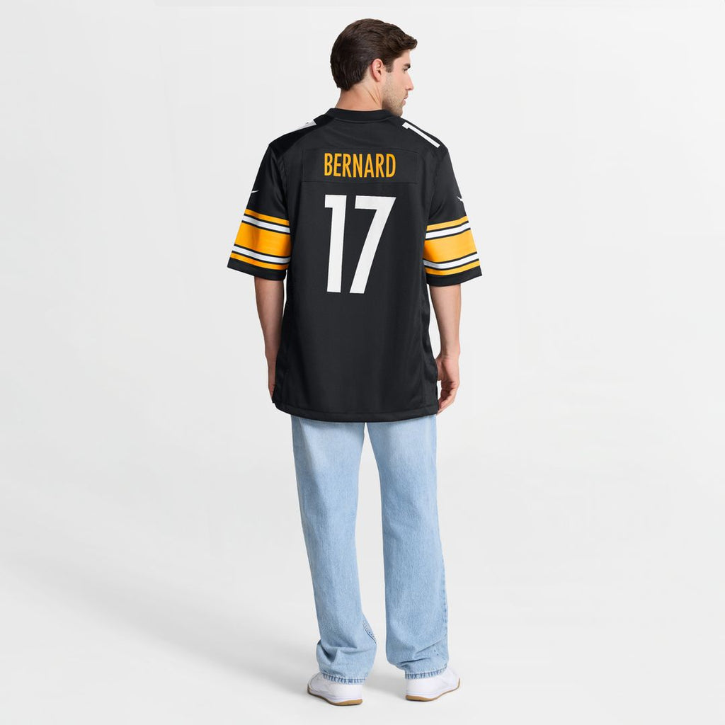 Germie Bernard Pittsburgh Steelers Nike Game Jersey - Black