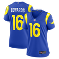 Tru Edwards Los Angeles Rams Nike Women's Team Game Jersey - Royal