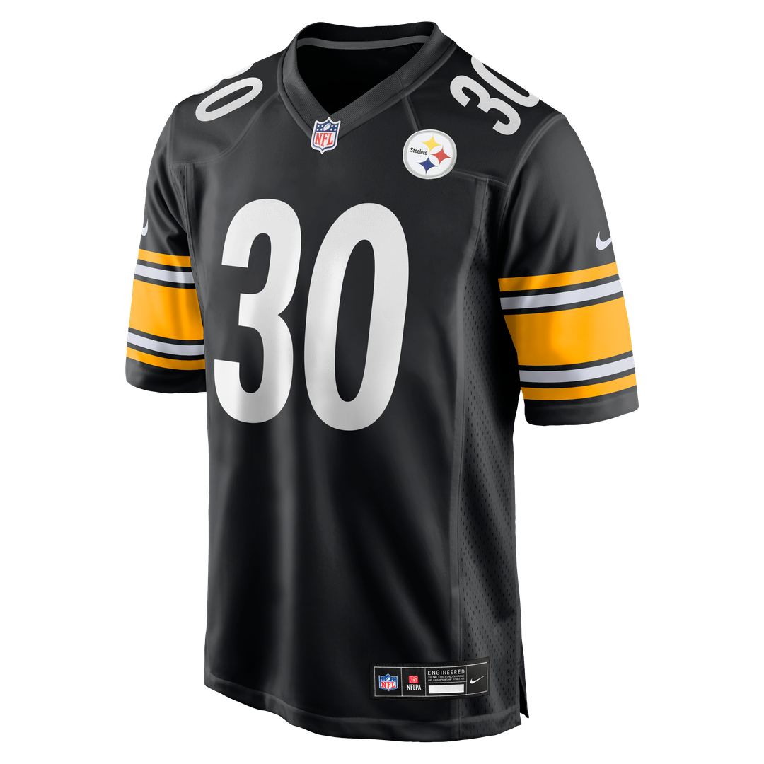 Jaylen Warren Pittsburgh Steelers Nike Game Player Jersey - Black